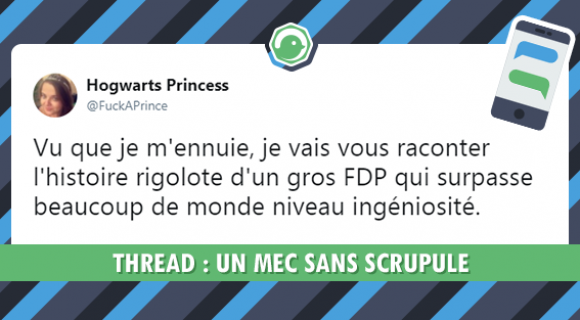 Image de couverture de l'article : THREAD : Un mec sans scrupule