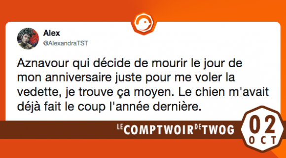 Image de couverture de l'article : Le Comptwoir du 2 octobre 2018 : les meilleurs tweets