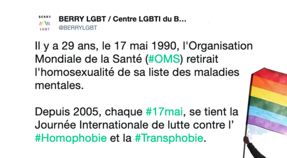 Image de couverture de l'article : Journée mondiale contre l’homophobie et la transphobie 2019