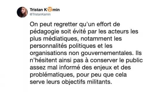 Image de couverture de l'article : 3 questions à @TristanKamin sur une autre vision du nucléaire !