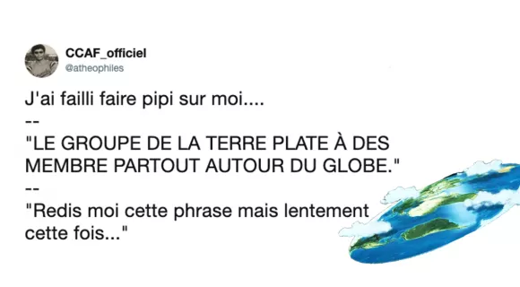 Image de couverture de l'article : Les 12 meilleurs tweets sur les platistes, ces gens qui pensent encore que la Terre est plate !