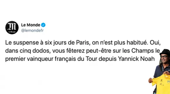 Image de couverture de l'article : Quand Yannick Noah gagnait le Tour de France