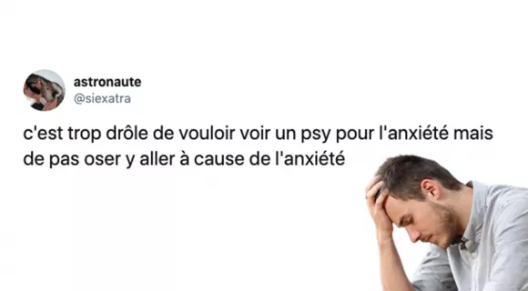 Image de couverture de l'article : Les meilleurs tweets sur l’anxiété: le mal de notre génération !