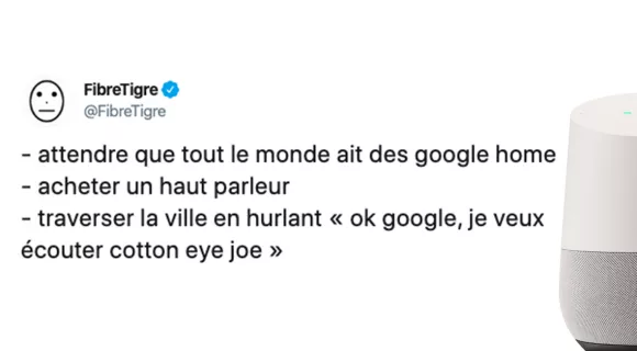 Image de couverture de l'article : Les 10 meilleurs tweets sur Google Home, l’appareil qui répond à côté !