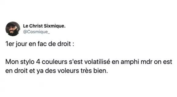 Image de couverture de l'article : Les 15 meilleurs tweets sur les étudiants en droit, ah non c’est pas comme dans les séries américaines !