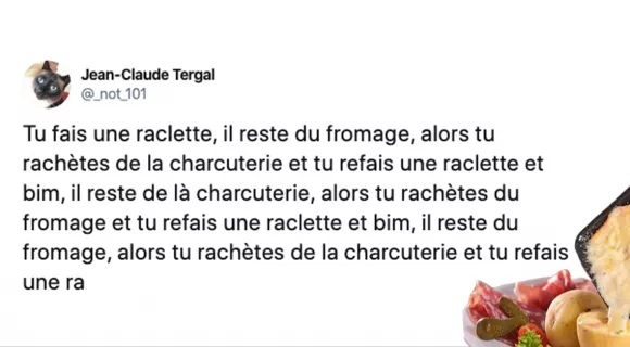 Image de couverture de l'article : Les 18 meilleurs tweets sur la raclette, la saison est officiellement lancée !