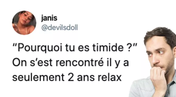 Image de couverture de l'article : Les 15 meilleurs tweets sur les timides, mais pourquoi tu rougis ?