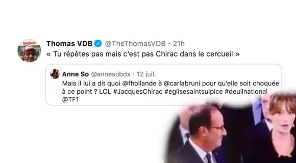 Image de couverture de l'article : Qu’à dit François Hollande à l’enterrement de Jacques Chirac pour choquer Carla Bruni ?