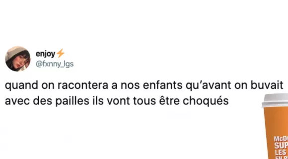 Image de couverture de l'article : McDo bannit les pailles en plastique, la colère gronde sur Twitter !