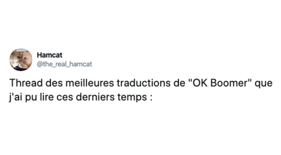 Image de couverture de l'article : Thread : Les meilleures traductions de « OK Boomer » !