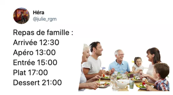 Image de couverture de l'article : Les 15 meilleurs tweets sur les repas de famille, quand est-ce que ça se termine ?