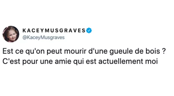 Image de couverture de l'article : Les 15 meilleurs tweets sur la gueule de bois, ouch ça pique !