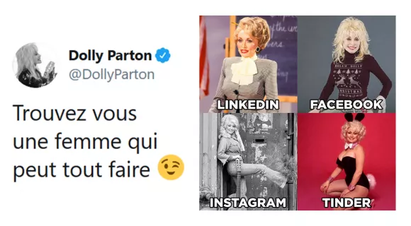 Image de couverture de l'article : Les 10 meilleurs tweets sur le défi Dolly Parton, quelle est votre photo selon les réseaux sociaux ?