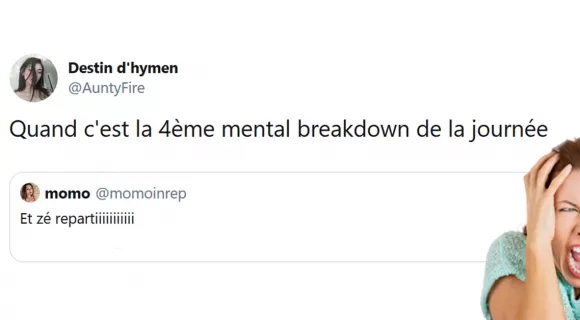 Image de couverture de l'article : Les 15 meilleurs tweets sur la dépression nerveuse, hello my old friend !