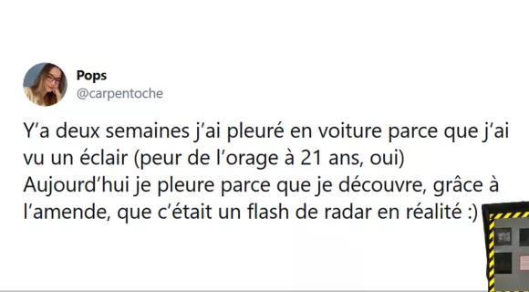 Image de couverture de l'article : Les 15 meilleurs tweets sur les radars, c’est quoi ce flash là ?