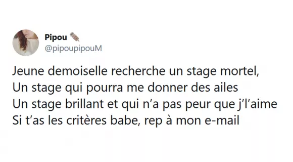 Image de couverture de l'article : Les 15 meilleurs tweets sur le stage, uniquement pour les bac+10 pour un salaire inexistant !