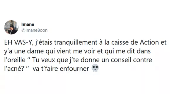 Image de couverture de l'article : Les 15 meilleurs tweets sur l’acné, sah quel enfer !