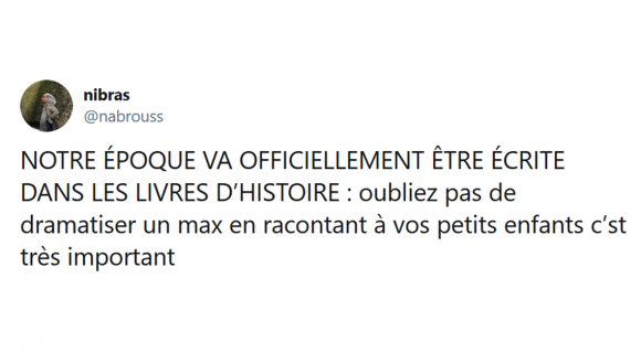 Image de couverture de l'article : Ce qu’on racontera à nos enfants sur cette période : les meilleurs tweets