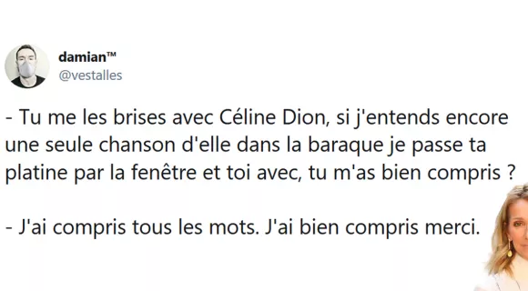 Image de couverture de l'article : Sélection spéciale Céline Dion : les meilleurs tweets