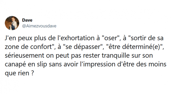 Image de couverture de l'article : Les 15 meilleurs tweets sur la zone de confort, en sortir ? mais pourquoi ?