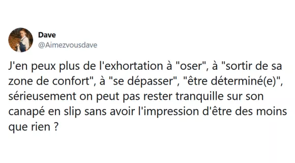 Image de couverture de l'article : Les 15 meilleurs tweets sur la zone de confort, en sortir ? mais pourquoi ?