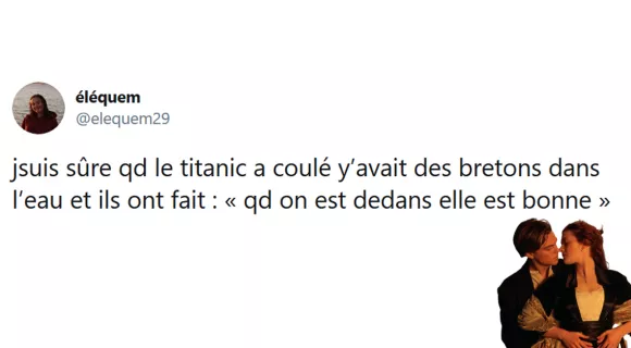 Image de couverture de l'article : Les 15 meilleurs tweets sur Titanic, my heart will go oooon