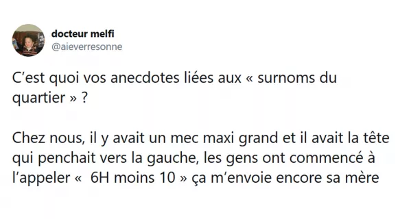 Image de couverture de l'article : Les 30 meilleurs surnoms de quartiers, ça taille sévère