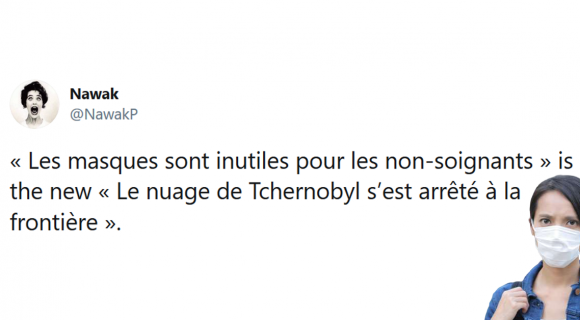 Image de couverture de l'article : Les 18 meilleurs tweets sur les masques, obligatoire ? pas obligatoire ?