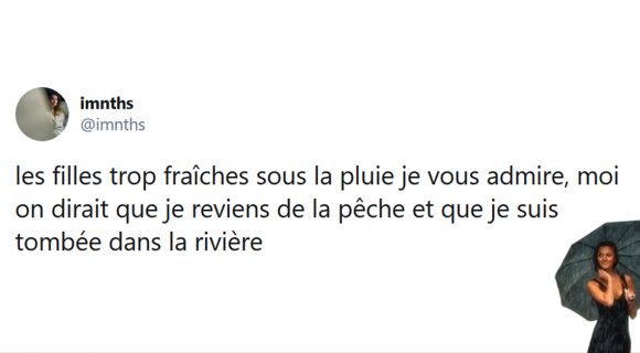 Image de couverture de l'article : Les 15 meilleurs tweets sur la pluie, on peut pas sortir de toute façon