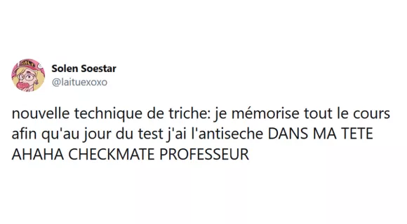 Image de couverture de l'article : Les 15 meilleurs tweets sur la tricherie : Moi ? Jamais !