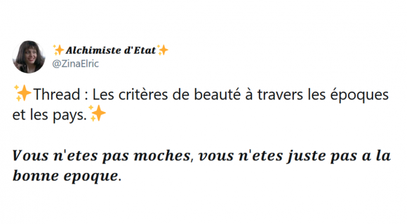 Image de couverture de l'article : Thread : Les critères de beauté à travers les époques et les pays