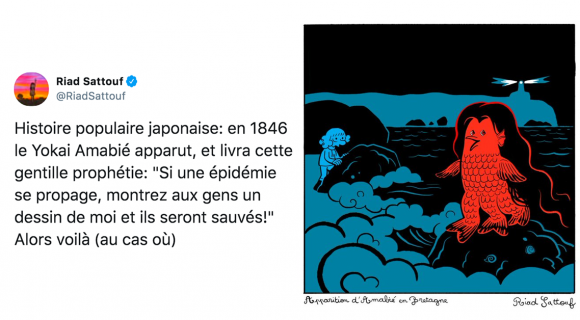 Image de couverture de l'article : Quand le coronavirus inspire les artistes japonais !