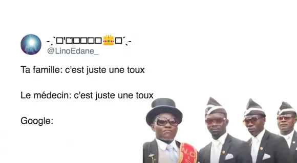 Image de couverture de l'article : Les 15 meilleurs tweets sur le mème danse avec le cercueil