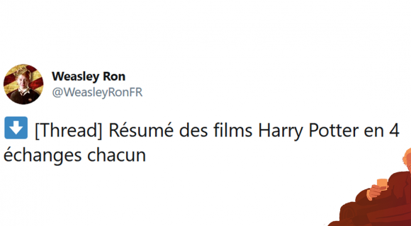 Image de couverture de l'article : Thread : Les Harry Potter résumés en quatre échanges