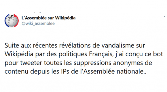 Image de couverture de l'article : Ces élus qui suppriment les informations de leur page Wikipédia