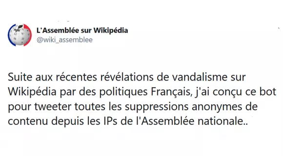 Image de couverture de l'article : Ces élus qui suppriment les informations de leur page Wikipédia