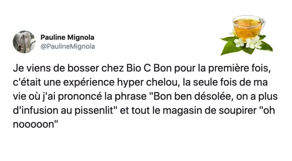 Image de couverture de l'article : Les 20 meilleurs tweets sur la tisane, une petite infusion de camomille avant de dormir ?