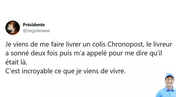 Image de couverture de l'article : Les 18 meilleurs tweets sur chronopost, vous avez le droit de sonner vous savez