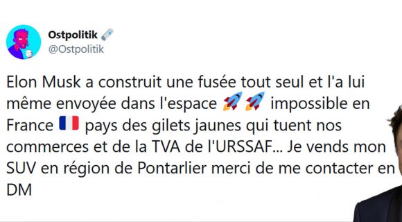 Image de couverture de l'article : Les 15 meilleurs tweets sur Elon Musk, bientôt à la conquête de l’espace ?