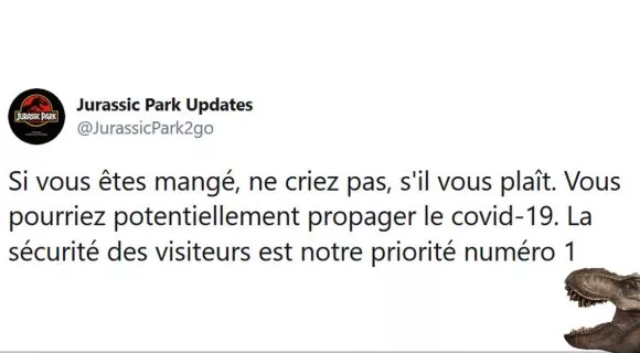 Image de couverture de l'article : Les 15 meilleurs tweets du CM du Jurassic Park, c’est pas facile tous les jours