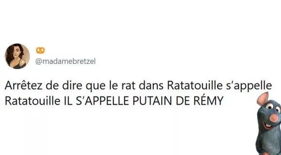 Image de couverture de l'article : Les 20 meilleurs tweets sur Ratatouille, le meilleur Pixar de tous les temps ?