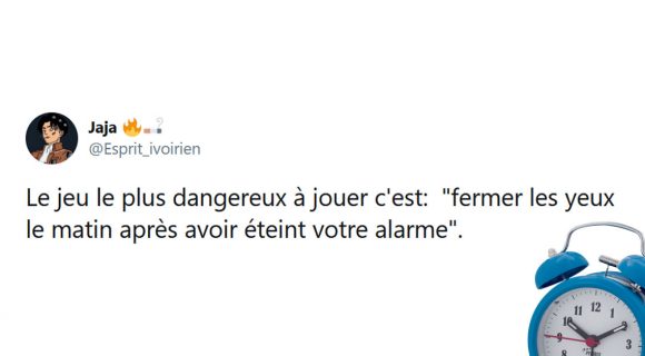 Image de couverture de l'article : Les 15 meilleurs tweets sur le réveil matin, ça pique fort