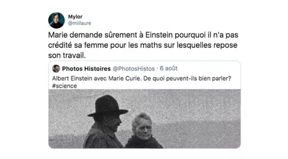 Image de couverture de l'article : Mais de quoi Marie Curie et Albert Einstein ont-ils bien pu parler ?