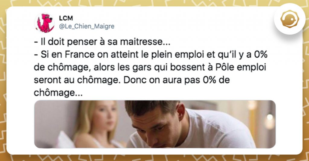 tweet de Le_Chien_Maigre sur le chômage