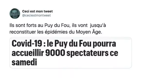 Image de couverture de l'article : 9000 personnes autorisées au Puy du Fou, mais pourquoi ?