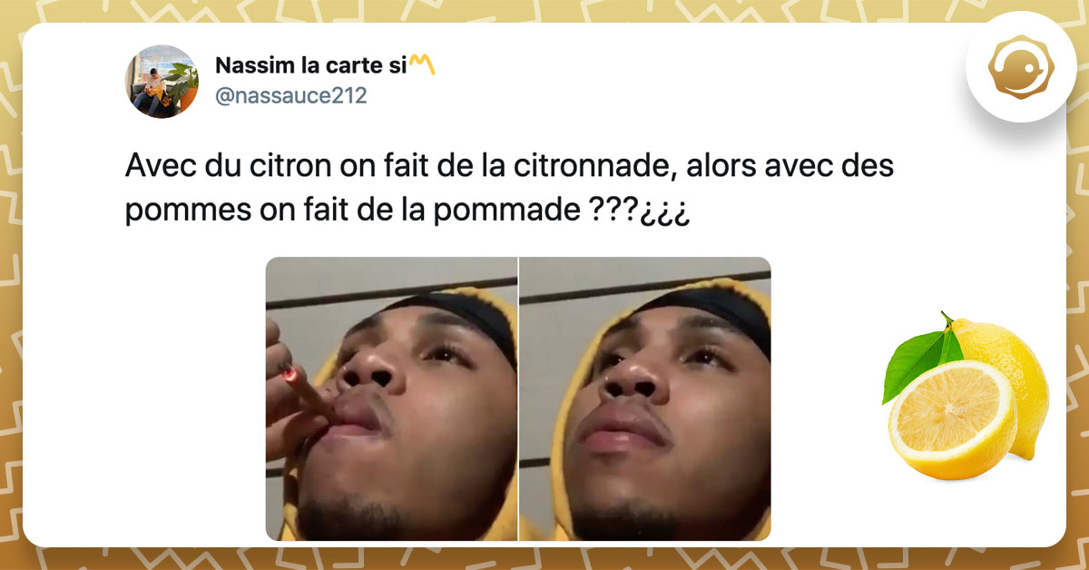 tweet de nassauce212 sur la citronnade