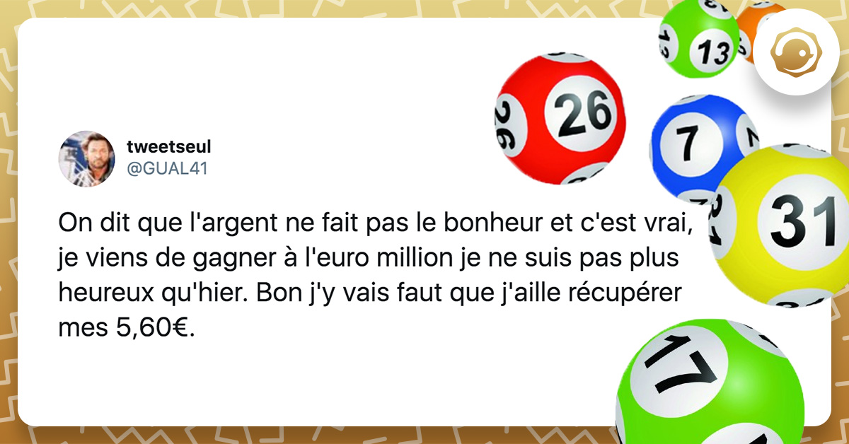 tweet de GUAL41 sur l'euromillions