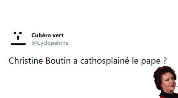 Image de couverture de l'article : Christine Boutin vs le pape François, ready, fight !
