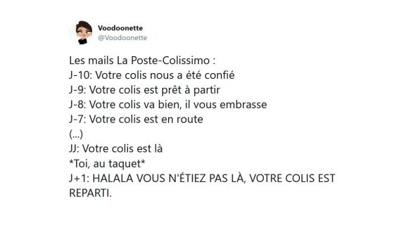 Image de couverture de l'article : Les 20 meilleurs tweets de la Poste, comment ça colis retourné ?