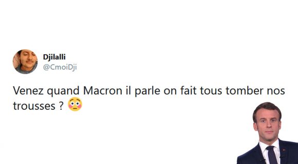 Image de couverture de l'article : Les 50 meilleurs tweets sur le discours de Macron